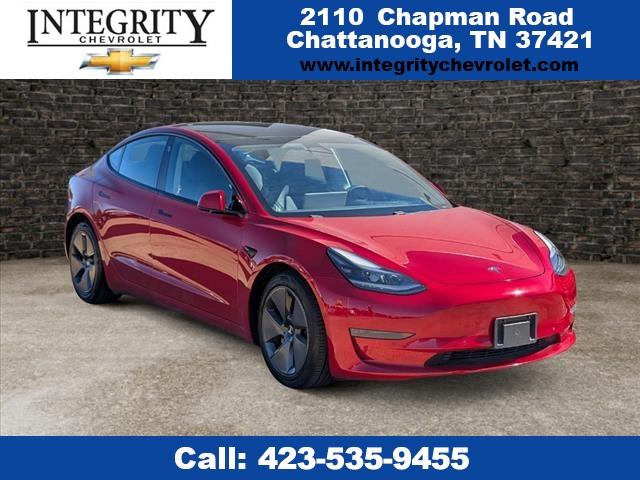 Photo of 2021 Red Multi Tesla Model 3