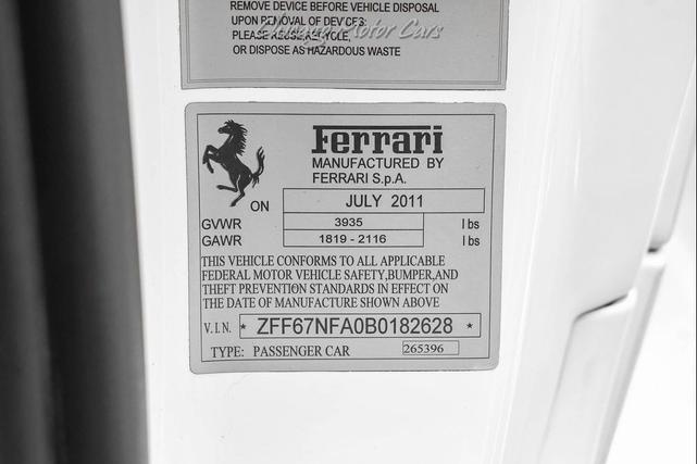 Photo of 2011 Bianco Avus Ferrari 458 Italia