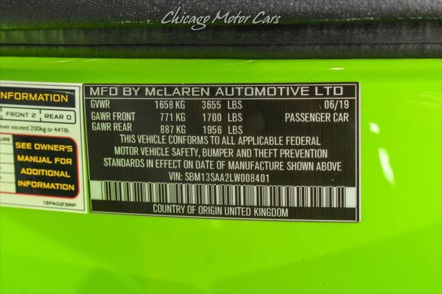 Photo of 2020 MSO Napier Green McLaren 600LT