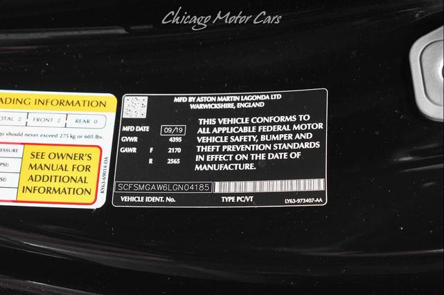 Photo of 2020 Onyx Black Aston Martin Vantage