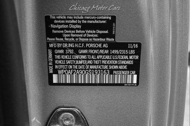 Photo of 2016 GT Silver Metallic Porsche 911