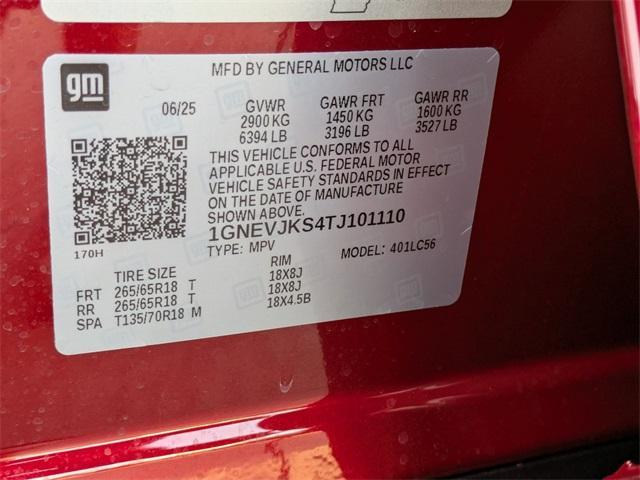 Photo of 2026 Radiant Red Chevrolet Traverse