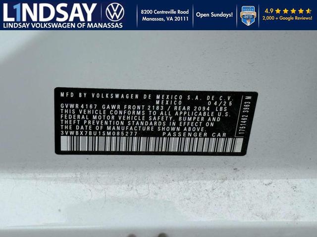 Photo of 2025 Pure White Volkswagen Jetta