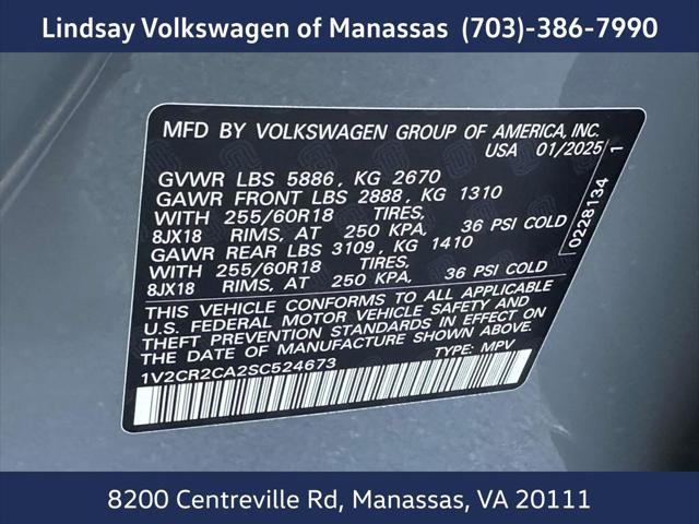 Photo of 2025 Pure Gray Volkswagen Atlas