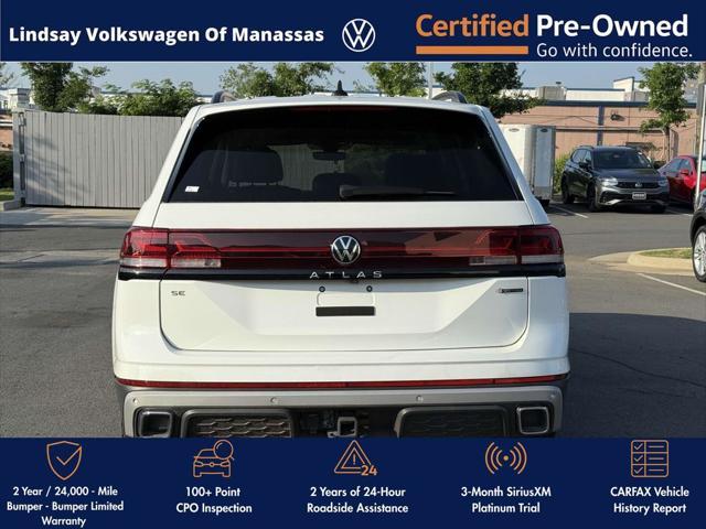 Photo of 2024 Pure White Volkswagen Atlas