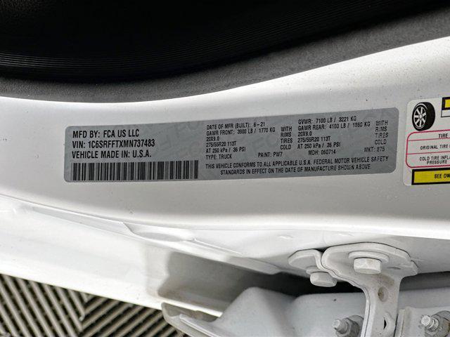 Photo of 2021 Bright White Clearcoat RAM 1500