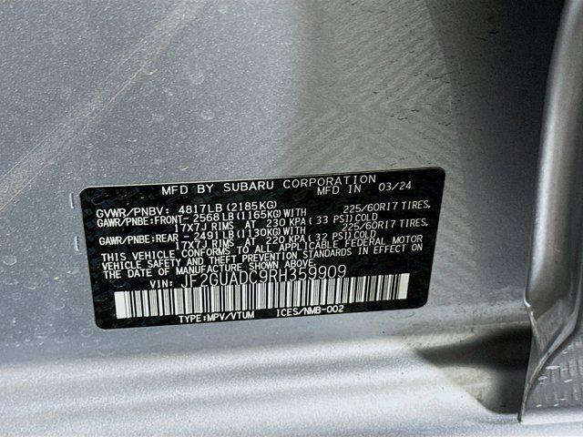 Photo of 2024 Ice Silver Metallic Subaru Crosstrek