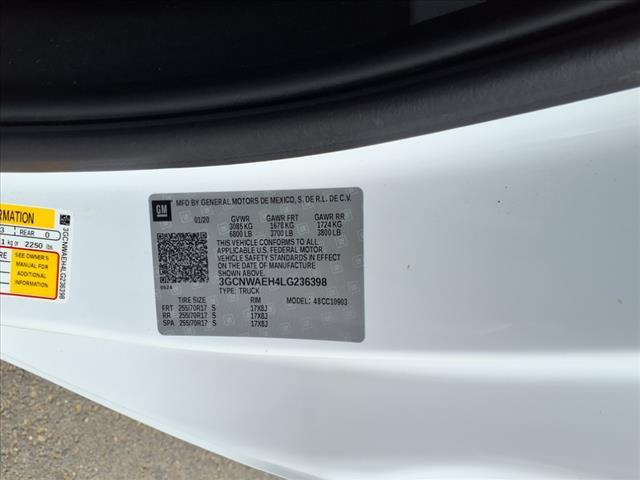 Photo of 2020 White Chevrolet Silverado 1500