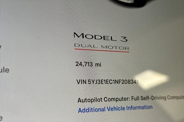 Photo of 2022 Pearl White Multi-Coat Tesla Model 3