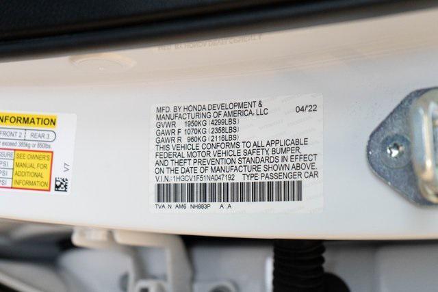 Photo of 2022 Platinum White Pearl Honda Accord