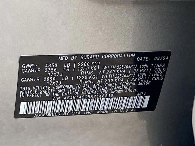 Photo of 2025 Ice Silver Metallic Subaru Outback