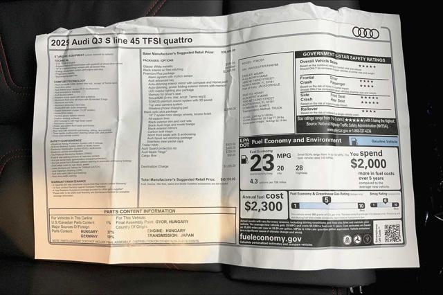 Photo of 2025 Glacier White Metallic Audi Q3