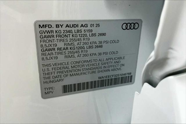 Photo of 2025 Glacier White Metallic Audi Q3