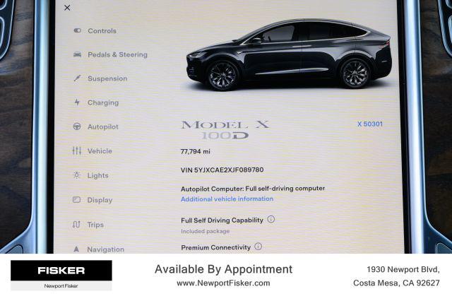 Photo of 2018 Gray Tesla Model X