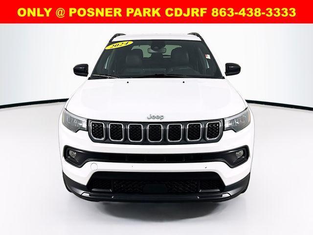 Photo of 2024 Bright White Clearcoat Jeep Compass