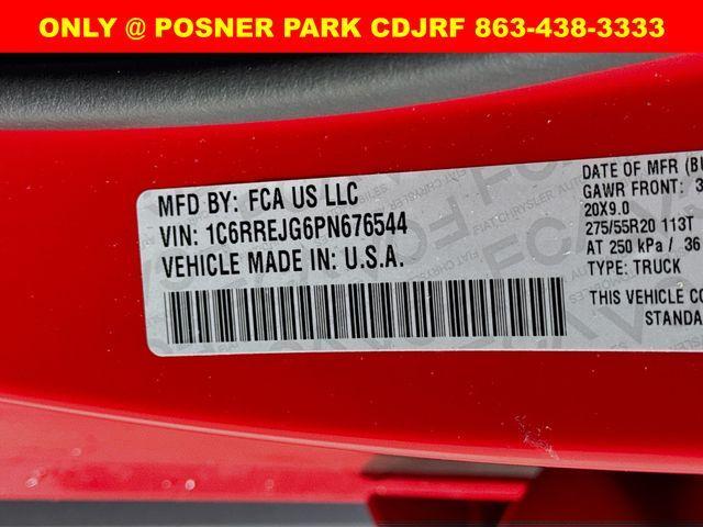Photo of 2023 Flame Red Clearcoat RAM 1500