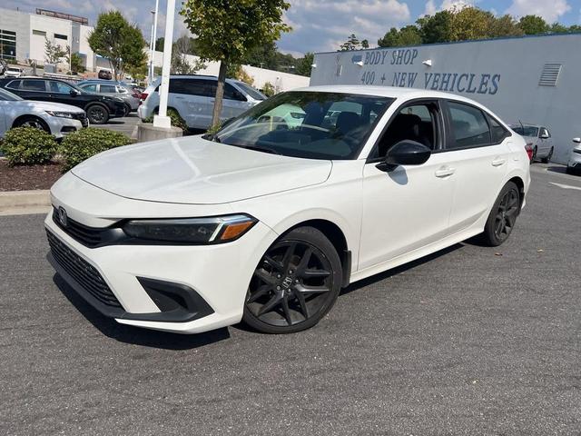 Photo of 2022 Platinum White Pearl Honda Civic