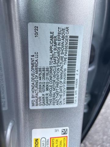 Photo of 2022 Lunar Silver Metallic Honda Accord