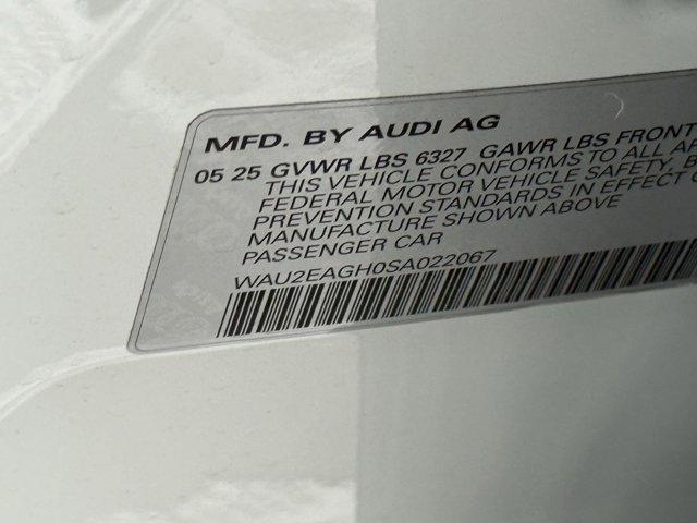 Photo of 2025 Glacier White Metallic Audi S6 e-tron