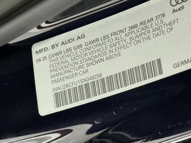 Photo of 2025 Firmament Blue Metallic Audi A5
