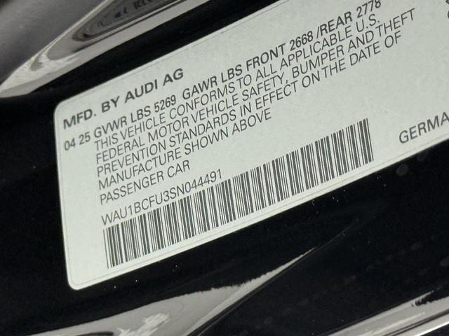 Photo of 2025 Mythos Black Metallic Audi A5