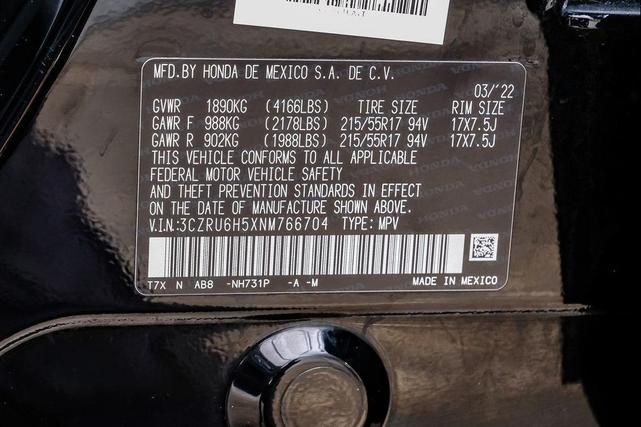 Photo of 2022 Crystal Black Pearl Honda HR-V