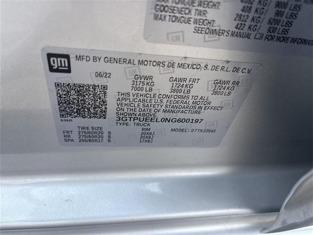 Photo of 2022 Quicksilver Metallic GMC Sierra 1500