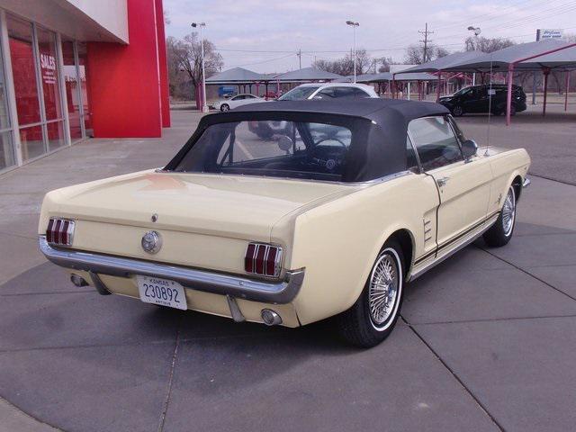 Photo of 1966 Yellow Ford Mustang