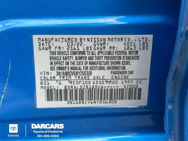 Photo of 2022 Electric Blue Metallic Nissan Sentra