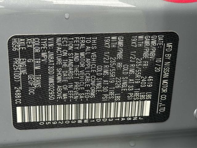Photo of 2021 Boulder Gray Pearl/Super Black Nissan Rogue
