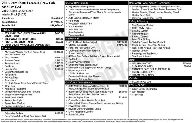 Photo of 2016 Bright Silver Metallic Clearcoat RAM 3500