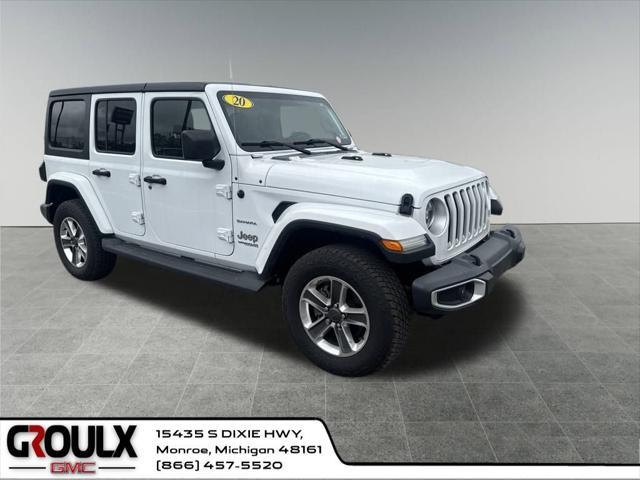Photo of 2020 Bright White Clearcoat Jeep Wrangler Unlimited