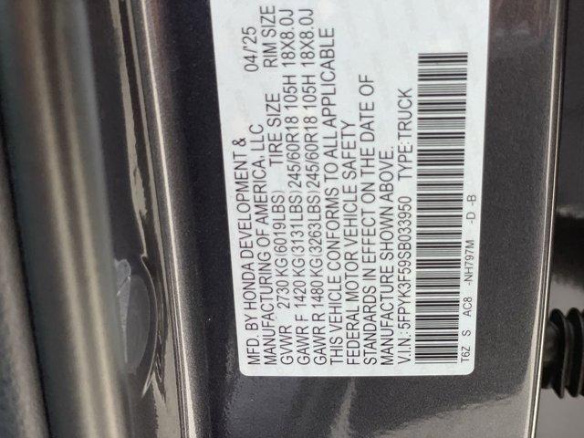 Photo of 2025 Modern Steel Metallic Honda Ridgeline