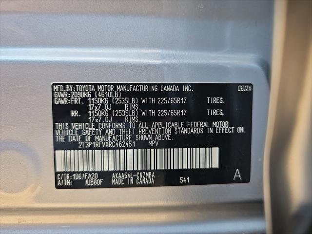 Photo of 2024 Silver Sky Metallic Toyota RAV4