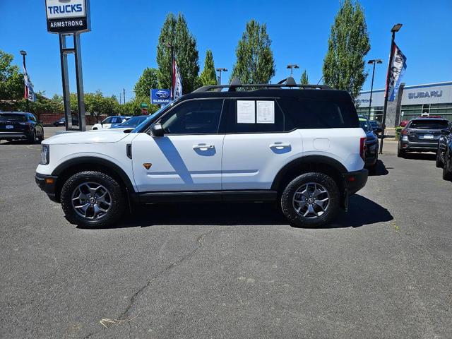 Photo of 2021 White Ford Bronco Sport