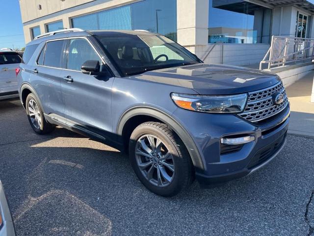 Photo of 2021 Infinite Blue Metallic Tinted Clearcoat Ford Explorer