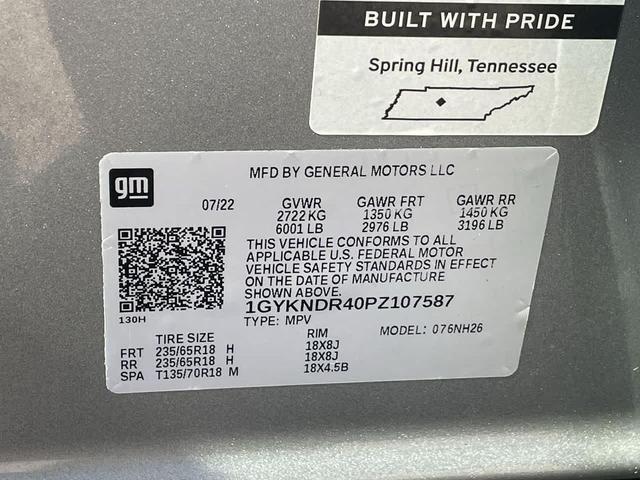 Photo of 2023 Argent Silver Metallic Cadillac XT5