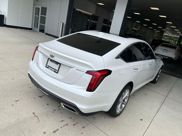 Photo of 2021 Crystal White Tricoat Cadillac CT5