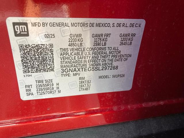 Photo of 2025 Radiant Red Chevrolet Equinox