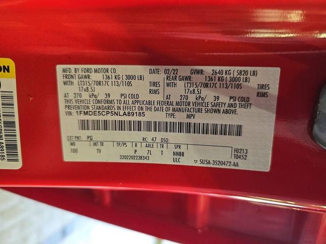 Photo of 2022 Race Red Ford Bronco