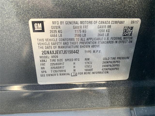 Photo of 2018 Nightfall Gray Metallic Chevrolet Equinox