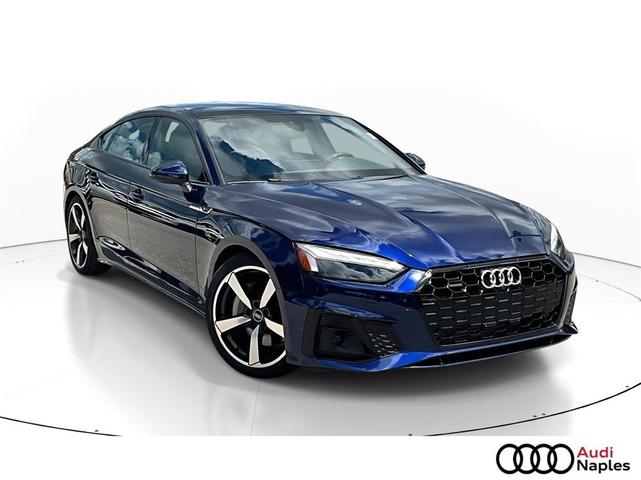 Photo of 2025 Navarra Blue Metallic Audi A5 Sportback