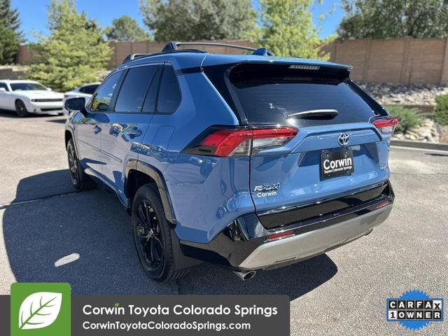 Photo of 2023 Cavalry Blue Toyota RAV4 Hybrid