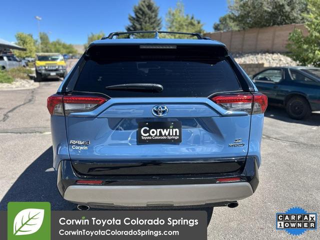 Photo of 2023 Cavalry Blue Toyota RAV4 Hybrid