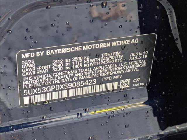 Photo of 2025 Tanzanite Blue II Metallic BMW X3