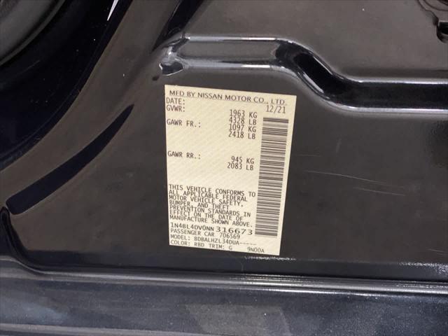 Photo of 2022 Storm Blue Metallic Nissan Altima