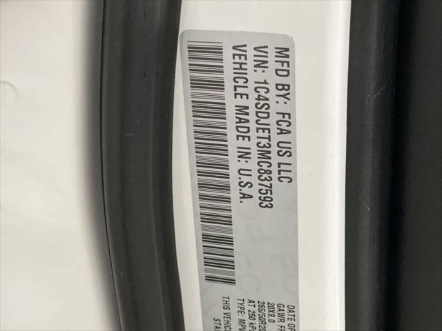 Photo of 2021 White Knuckle Clearcoat Dodge Durango