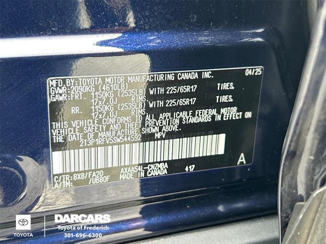 Photo of 2025 Blueprint Toyota RAV4