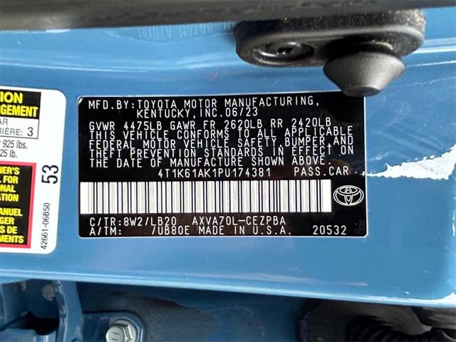 Photo of 2023 Cavalry Blue Toyota Camry