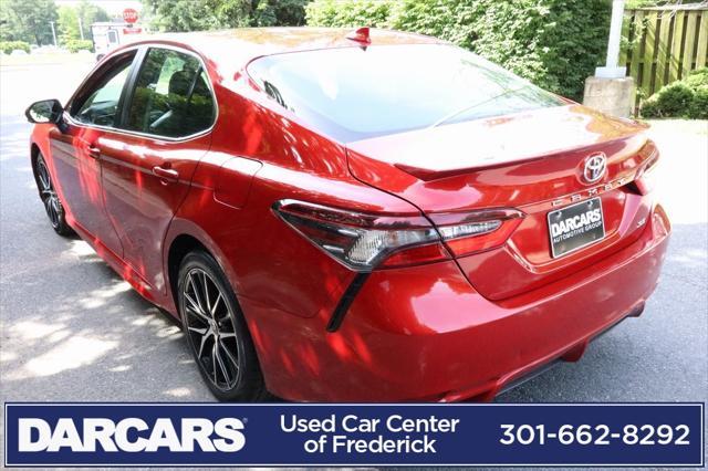 Photo of 2022 Supersonic Red Toyota Camry